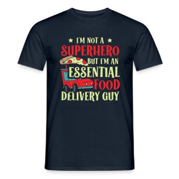 Je ne suis pas un super-héros, mais je suis un - T-shirt homme - marine - Devant - AI Model Male 178 light (178cm)