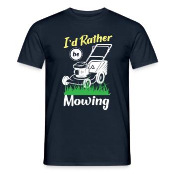 I would rather have a - Men's T-Shirt - navy - Front - AI Model Male 178 light (178cm)
