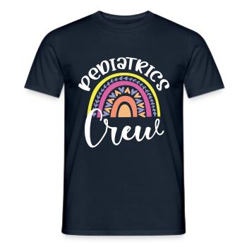 Pädiatrie Crew Arzt Kinderarzt - Männer T-Shirt - Navy - Vorne - AI Model Male 178 light (178cm)