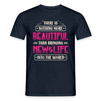 Ob-gyn Squad Doctor Obstetrician Gynecologist - Men's T-Shirt - navy - Front - AI Model Male 178 light (178cm)