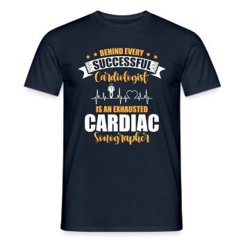Sonographer Heilberuf Ultraschall Krankenhaus - Männer T-Shirt - Navy - Vorne - AI Model Male 178 light (178cm)