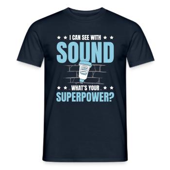 Sonographic Health Professional Ultrasound Hospital - Men's T-Shirt - navy - Front - AI Model Male 178 light (178cm)