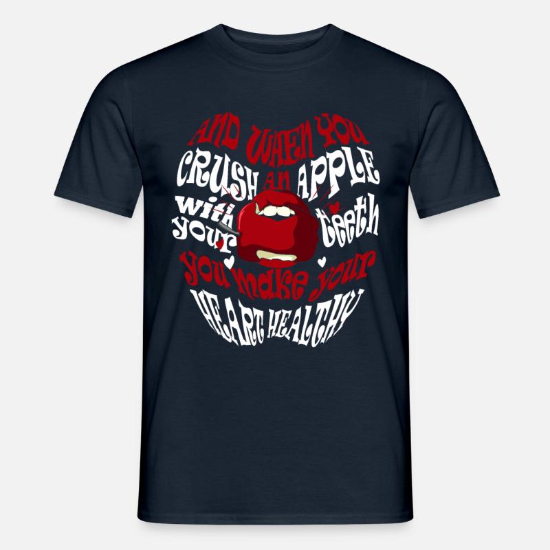 Apfelpflücker Apple Squad Obstliebhaber - Männer T-Shirt - Navy