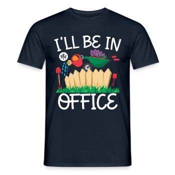 I'll be in my office for a fun - Men's T-Shirt - navy - Front - AI Model Male 178 light (178cm)