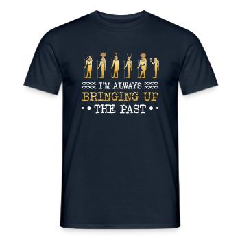 Ich Bringe Immer Die Vergangene Ägyptische - Männer T-Shirt - Navy - Vorne - AI Model Male 178 light (178cm)