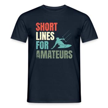 Lignes courtes pour amateurs Kitesurf Kitesurf - T-shirt homme - marine - Devant - AI Model Male 178 light (178cm)