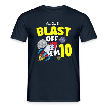 Je suis 10ème scientifique - T-shirt homme - marine - Devant - AI Model Male 178 light (178cm)