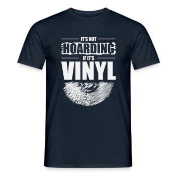Es Ist Kein Horten, Wenn Es Sich Um Audiophile - Männer T-Shirt - Navy - Vorne - AI Model Male 178 light (178cm)