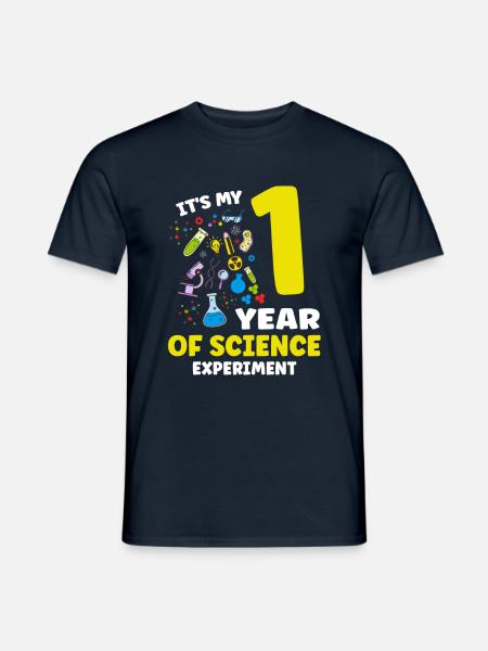 Es Ist Mein 1-jähriger - Männer T-Shirt - Navy