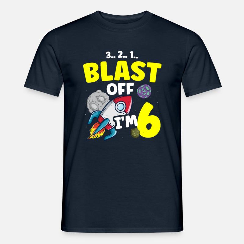 Ich Bin 6. Wissenschaftlicher - Männer T-Shirt - Navy