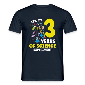 Es Ist Mein 3-jähriger - Männer T-Shirt - Navy - Vorne - AI Model Male 178 light (178cm)