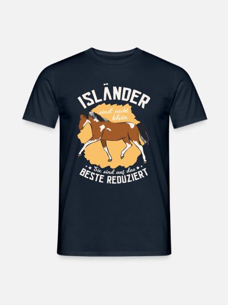 Islandpferd Isi Tölt Isländer Islandpferde - Männer T-Shirt - Navy