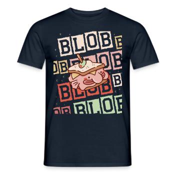 Blobfish-liebhaber-tiefseefisch-hässlicher - Männer T-Shirt - Navy - Vorne - AI Model Male 178 light (178cm)