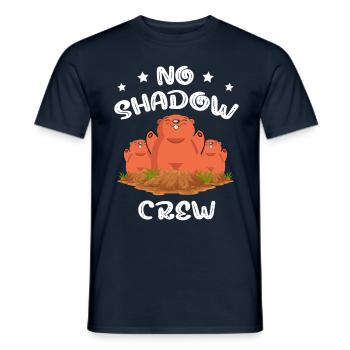 No Shadow Crew Groundhog Lover Wildlife Animal - Men's T-Shirt - navy - Front - AI Model Male 178 light (178cm)