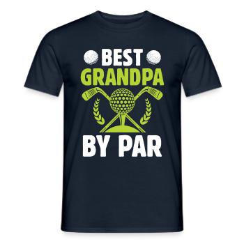 Meilleur grand-père après Par Sport Golf Golf - T-shirt homme - marine - Devant - AI Model Male 178 light (178cm)