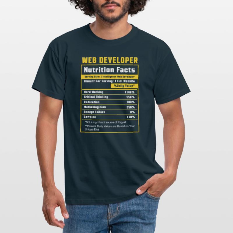Web Developer Website Development IT Programmer Men's T-Shirt