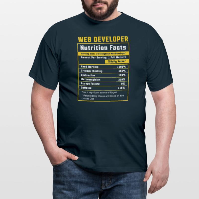 Web Developer Website Development IT Programmer Men's T-Shirt