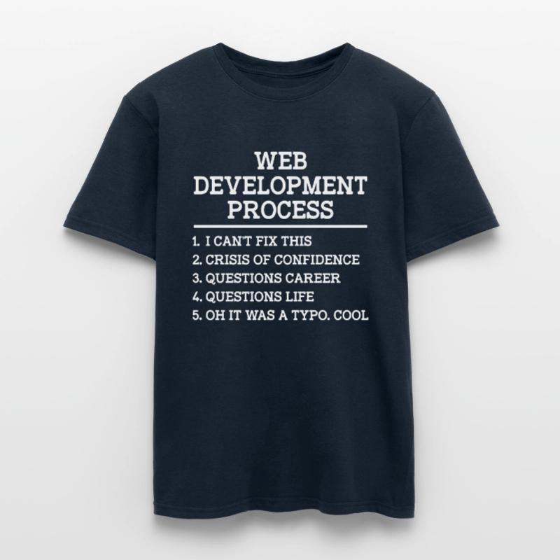 Web Developer Website Development IT Programmer Men's T-Shirt