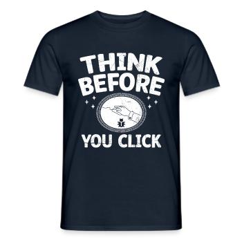 Développement de sites Web pour développeurs Web - T-shirt homme - marine - Devant - AI Model Male 178 light (178cm)