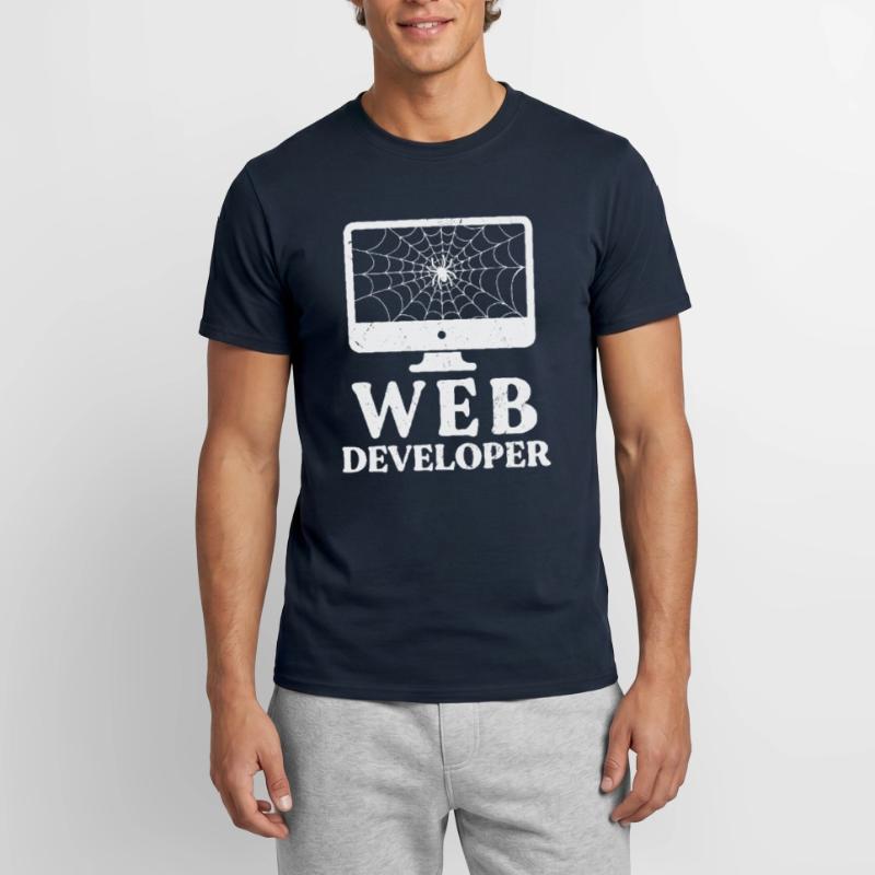 Web Developer Website Development IT Programmer Men's T-Shirt