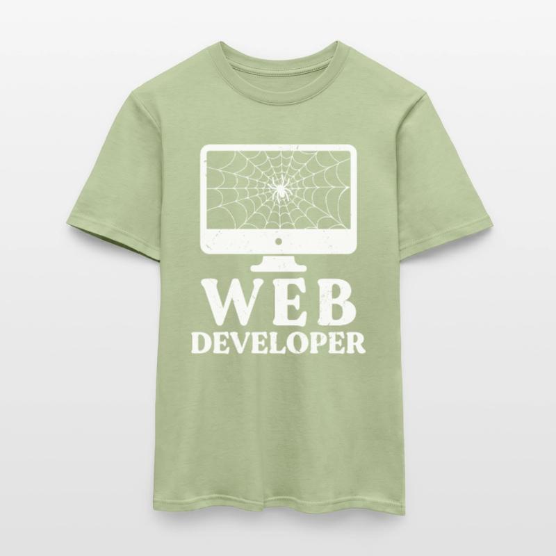 Web Developer Website Development IT Programmer Men's T-Shirt