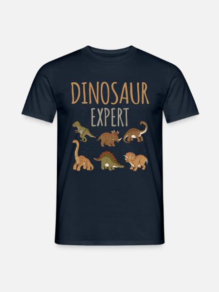 Dinosaurier-experte Dino Prähistorischer - Männer T-Shirt - Navy