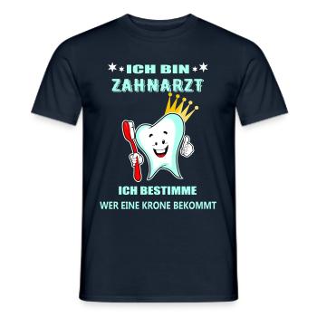 Zahnarzt - Männer T-Shirt - Navy - Vorne - AI Model Male 178 light (178cm)