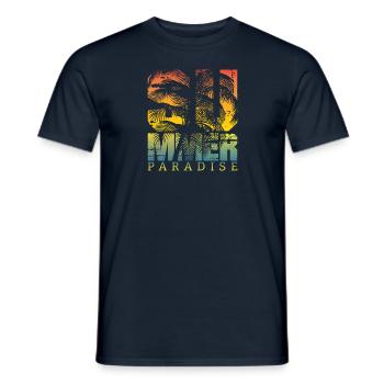 Summer Paradise - T-shirt homme - marine - Devant - AI Model Male 178 light (178cm)