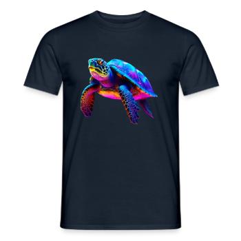 Tortle Shirt Maui - Men's T-Shirt - navy - Front - AI Model Male 178 light (178cm)
