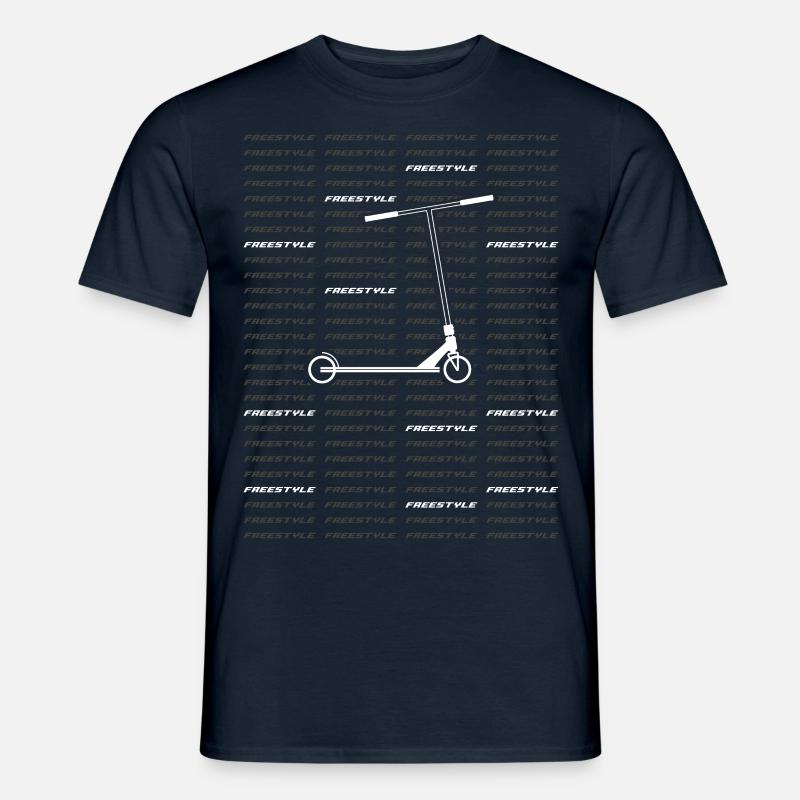 Freestyle 2 - Männer T-Shirt - Navy