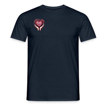 Love is the Answer - Männer T-Shirt - Navy - Vorne - AI Model Male 178 light (178cm)