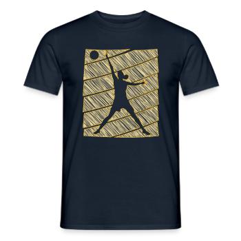 Idée cadeau Basketball Girl - T-shirt homme - marine - Devant - AI Model Male 178 light (178cm)