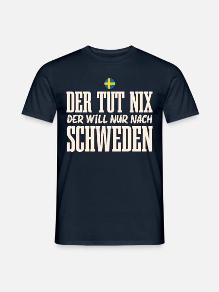Schweden - Männer T-Shirt - Navy