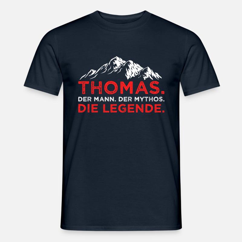 Thomas Mann Mythos Legende - Männer T-Shirt - Navy