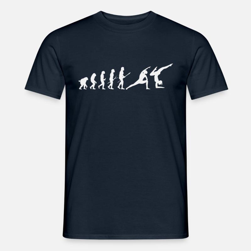 Evolution Yoga - Männer T-Shirt - Navy