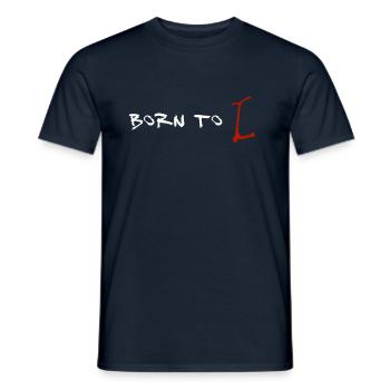 Born To Scooter - Männer T-Shirt - Navy - Vorne - AI Model Male 178 light (178cm)
