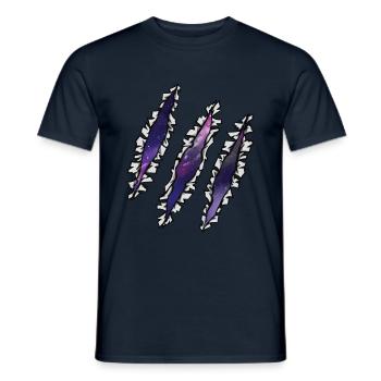 Scratch Galaxy Spatial - T-shirt homme - marine - Devant - AI Model Male 178 light (178cm)