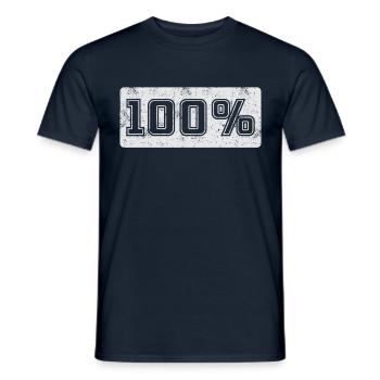 100% Rétro - T-shirt homme - marine - Devant - AI Model Male 178 light (178cm)