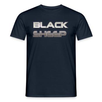 Black Sheep - Men's T-Shirt - navy - Front - AI Model Male 178 light (178cm)