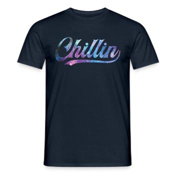 Chill Chillin - Männer T-Shirt - Navy - Vorne - AI Model Male 178 light (178cm)