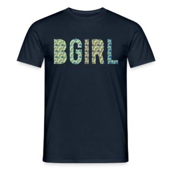 Breakdance Girl B-Girl - Männer T-Shirt - Navy - Vorne - AI Model Male 178 light (178cm)
