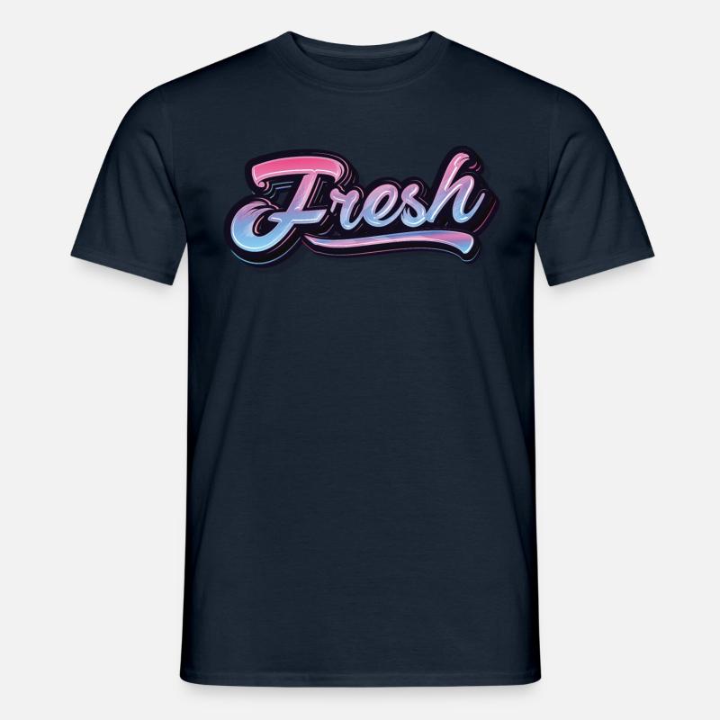 Fresh - Männer T-Shirt - Navy