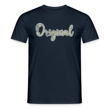 Original Geburtstagsgeschenk - Männer T-Shirt - Navy - Vorne - AI Model Male 178 light (178cm)