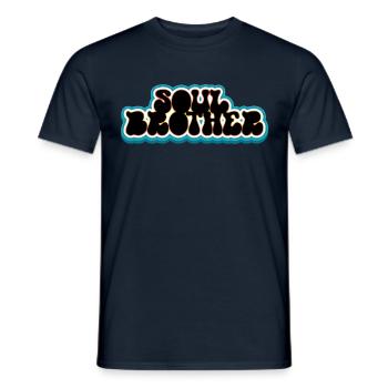 Soul Brother Brother Gift - T-shirt homme - marine - Devant - AI Model Male 178 light (178cm)