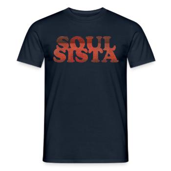Soul Sista - Männer T-Shirt - Navy - Vorne - AI Model Male 178 light (178cm)