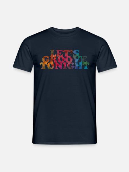 Let's groove tonight - Men's T-Shirt - navy