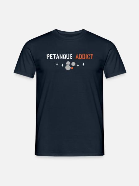 Petanque addict - Men's T-Shirt - navy