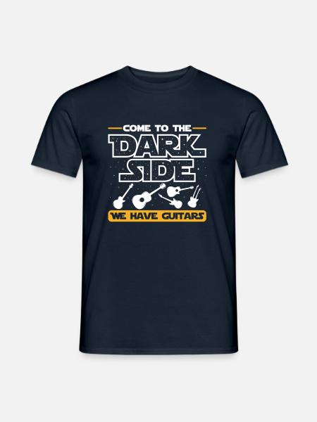 Wir haben Gitarren Lustiger Gitarrist - Männer T-Shirt - Navy