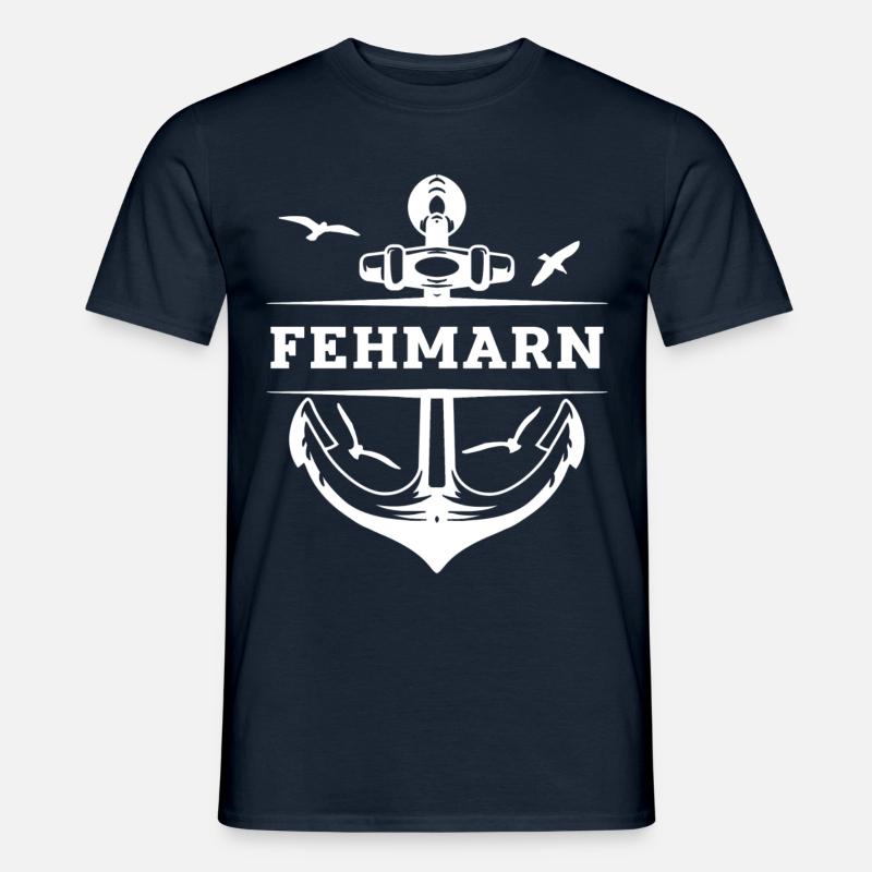 Fehmarn - Männer T-Shirt - Navy