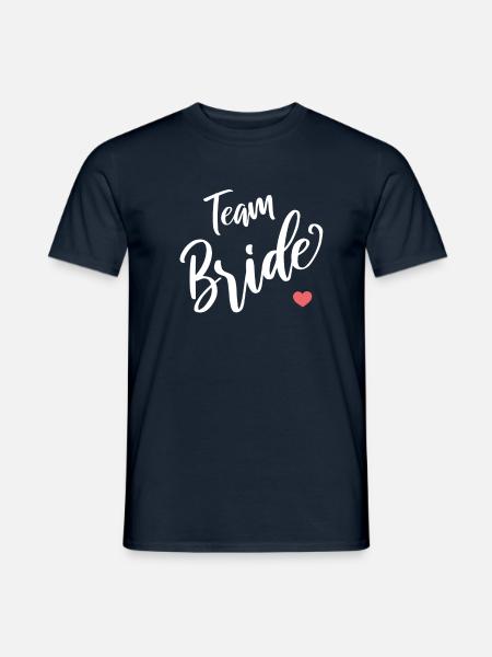 Team Bride - Men's T-Shirt - navy